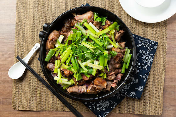 Stewed Farm Chicken Pot