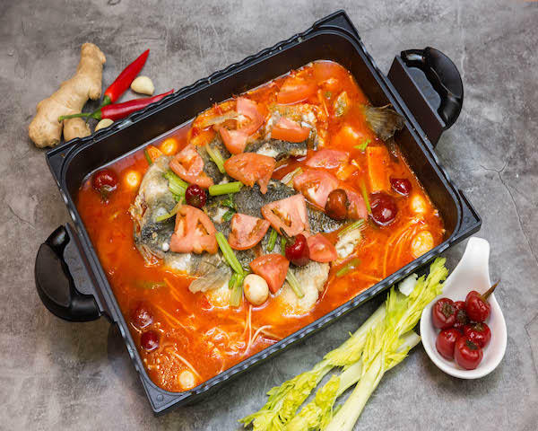 Grilled Fish In Sour Soup Base